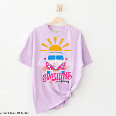 Sunshine on my Mind Van Screen Print High Heat Transfer T35