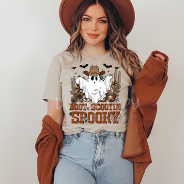 Boot Scootin Spooky Screen Print High Heat Transfer R90