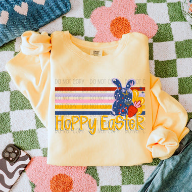 Retro Happy Easter DTF Transfer