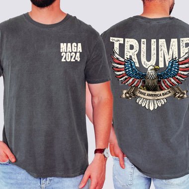 Trump Eagle Wholesale Tee (front & back)