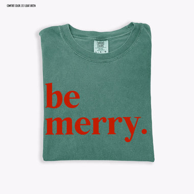 Be Merry Screen Print Transfer U104