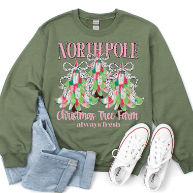 North Pole Christmas Tree Farm Wholesale Sweatshirt