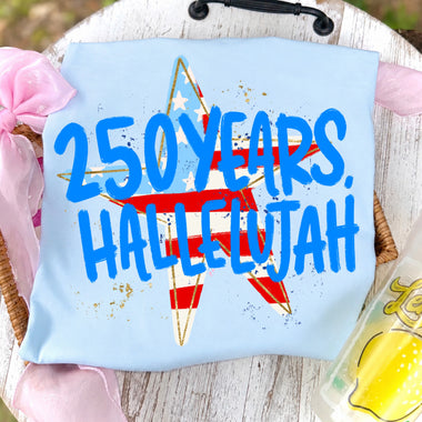 250 Years Hallelujah DTF Transfer (CC)