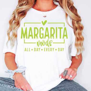 Margarita Mode Screen Print Transfer I29