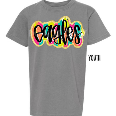 YOUTH Hand Lettered Brushstroke Mascot Wholesale Tee