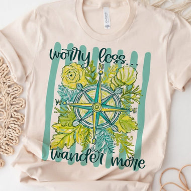 Worry Less Wander More DTF Transfer (S&G)