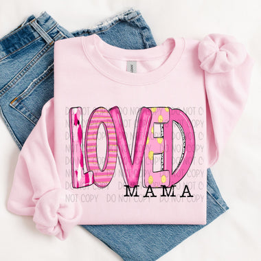 Loved Mama DTF Transfer