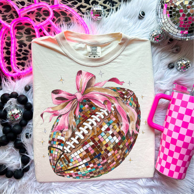 Disco Bow Football Wholesale Tee