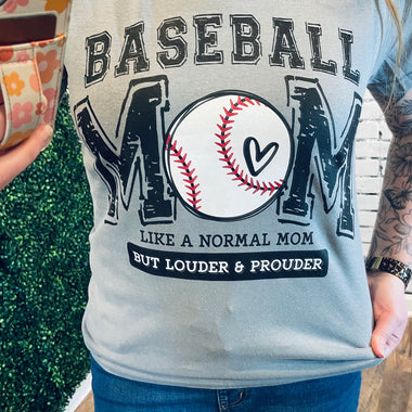 Loud & Proud Baseball/Softball Mom Wholesale Tee