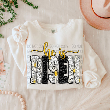 He Is Risen 5 DTF Transfer