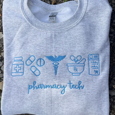 Pharmacy Tech Wholesale Embroidered Sweatshirt