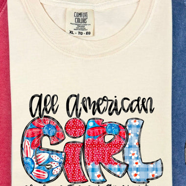All American Girl DTF Transfer