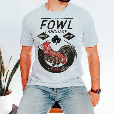 Fowl Language Screen Print Transfer Q43