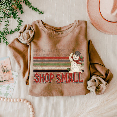 Shop Small Snowman DTF Transfer