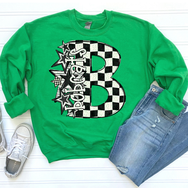 Bobcats Big Check Mascot DTF Transfer (CS)