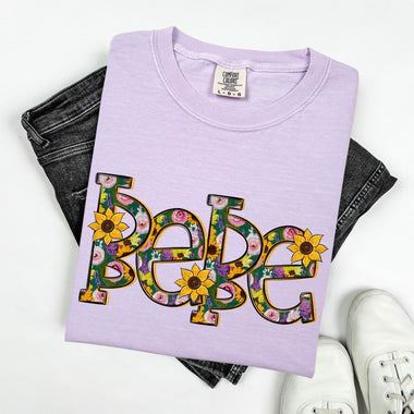 Sunflower Bebe DTF Transfer