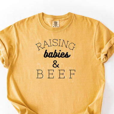 Raising Babies and Beef Single Color Screen P90