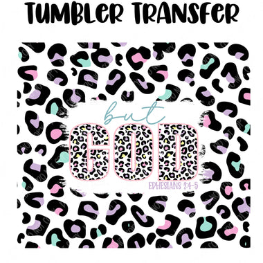 but God Tumbler Seamless Sublimation Transfer