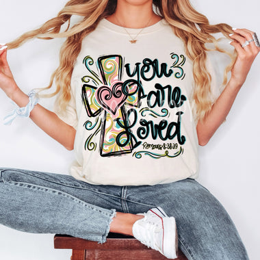 You are Loved Screen Print Transfer R44