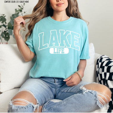 Lake Life Screen Print Transfer J9