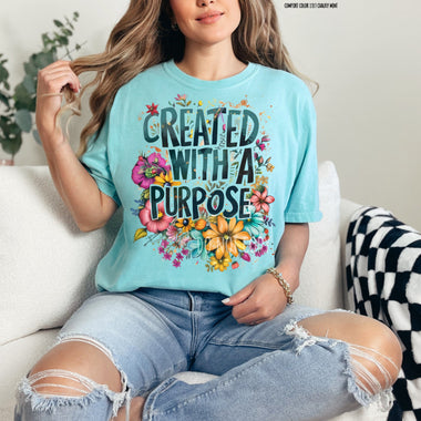 Created with Purpose Screen Print Transfer T64