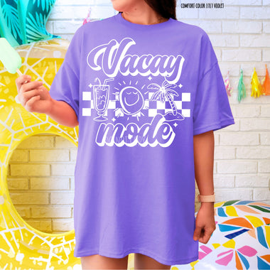 Vacay Mode Screen Print Transfer Q48