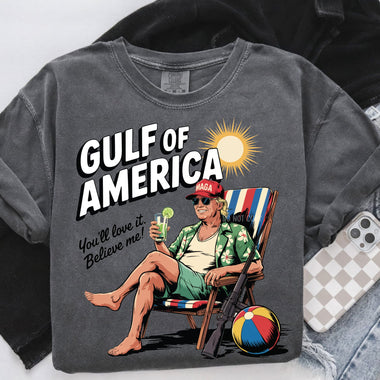 Gulf of America Sunshine Trump Wholesale Tee