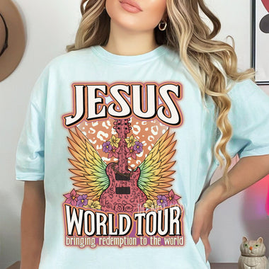Jesus World Tour Screen Print Transfer S18