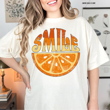 Smile Screen Print Transfer R70
