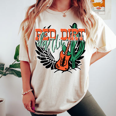 Red Dirt Darlin' Screen Print High Heat Transfer P102