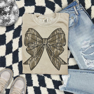 Camo Bow Wholesale T-shirt