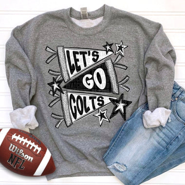 Pennant Let's Go Colts DTF Transfer (CS)
