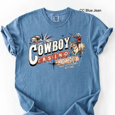 Cowboy Casino DTF Transfer