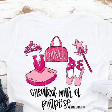 Created With Purpose Dance DTF Transfers