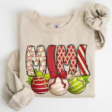 Mimi with Christmas Ornaments DTF Transfer