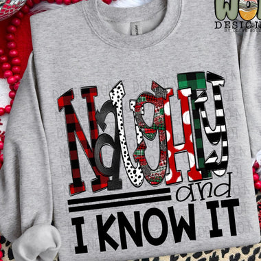 Naughty and I know It DTF Transfer