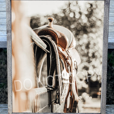 Saddle Canvas Print Framed or Unframed