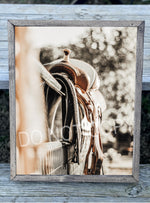 Saddle Canvas Print Framed or Unframed