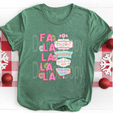 Fa La La La DTF Transfer