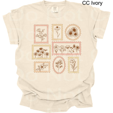 Flower Stamp DTF Transfer (SCD)
