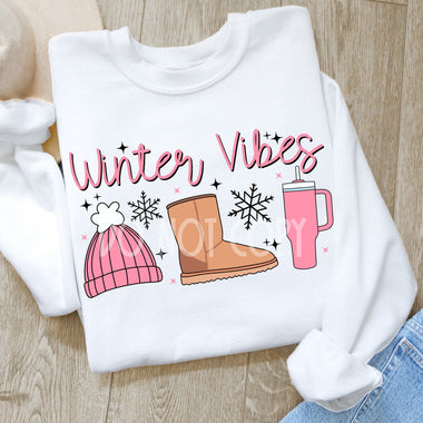 Winter Vibes DTF Transfer