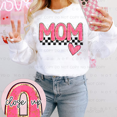 Mom in Pink DTF Transfer