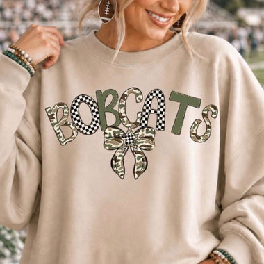 Green Camo Bobcats DTF Transfer (S&G)