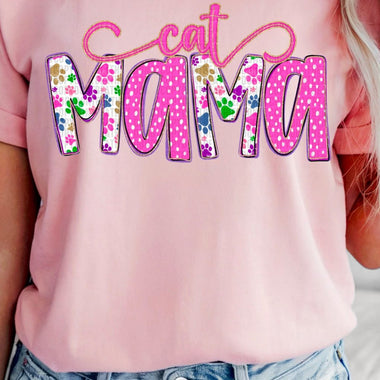 Cat Mama DTF Transfer