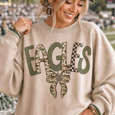 Green Camo Eagles DTF Transfer (S&G)