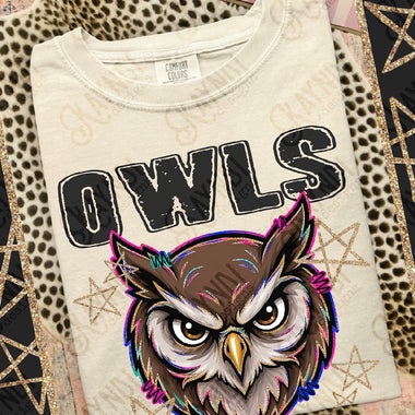 Owls DTF Transfer (KD)