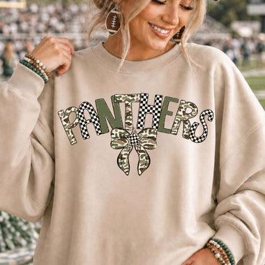 Green Camo Panthers DTF Transfer (S&G)