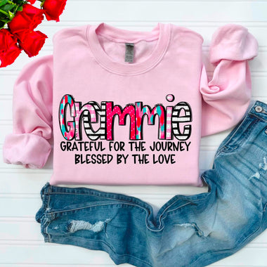 Grammie Blessed by the Love DTF Transfer