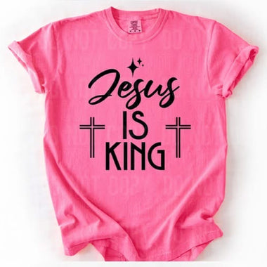 Jesus is King DTF Transfer