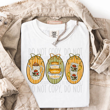 Vintage Coquette Circles DTF Transfer (SWD)